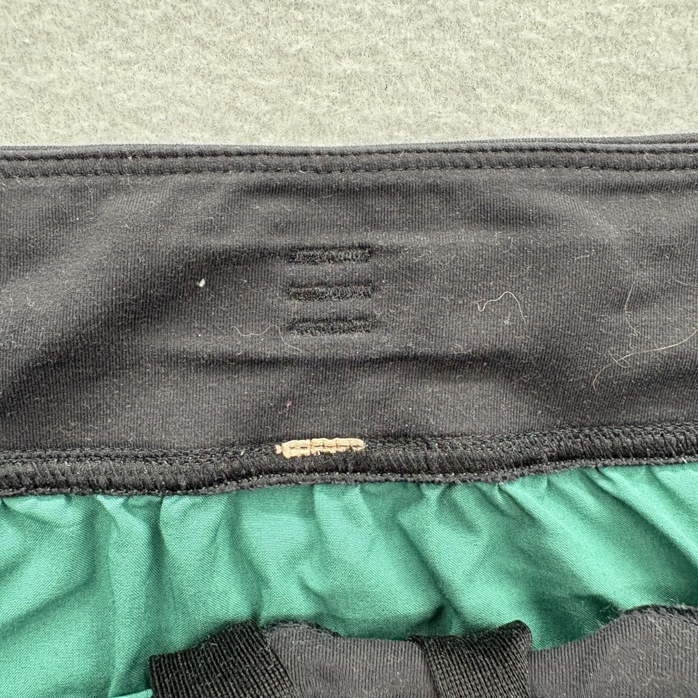 Lululemon Pace Breaker Shorts Mens Large Blue Green Vintage Abstract Running - Picture 3 of 11